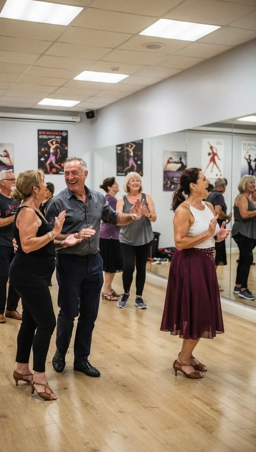 Group dance classes enhancing social connections and community.